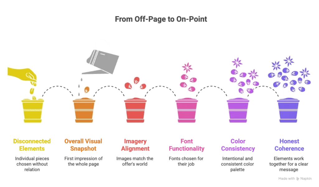 What I actually see when I look at a page